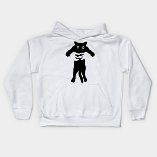 Cute Cat Being Relocated May Have Terrorised the Goldfish MotorManiac Kids Hoodie